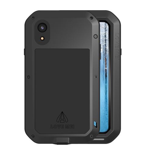 Coque en silicone protection antichoc et antiéclaboussures noir pour votre Apple iPhone XR 6.1 pouces