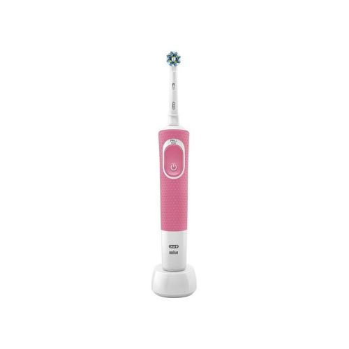 Brosse elektrische tand Oral-B Vitaliteit D100 Kruiswerking Wit Roze
