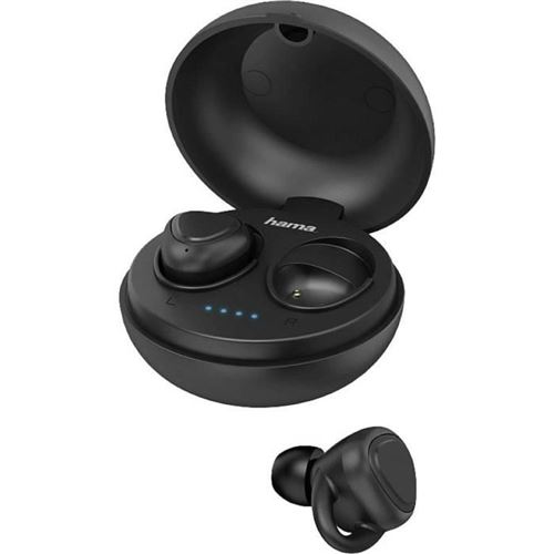 Hama Essential Line LiberoBuds - Véritables écouteurs sans fil avec micro - intra-auriculaire - Bluetooth - noir