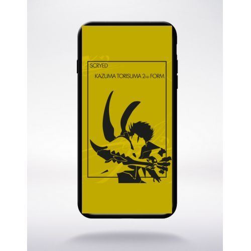 Coque scryed kazuma torisuma compatible apple iphone 7 plus bord noir silicone
