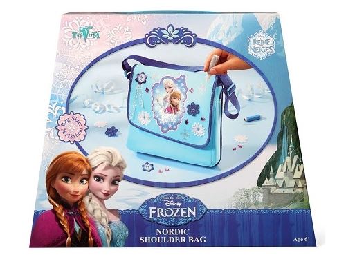 Totum disney frozen la reine des neiges - personnalise ton sac bandoulière avec elsa et anna et bien sur olaf