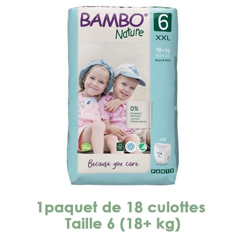 Bambo Nature Pants XL T6 (18+ kg) - 5 paquets de 18