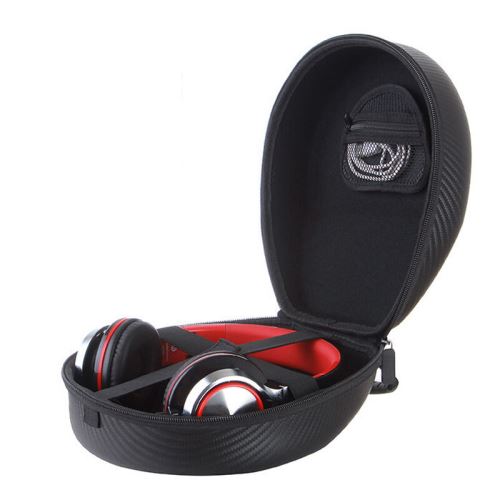 Housse de Protection EVA sac compatible avec casque ecouteurs - Noir
