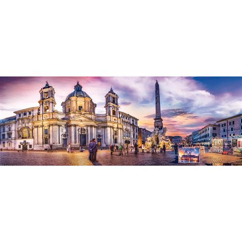 Puzzles 500 Panorama - Piazza Navona Rome