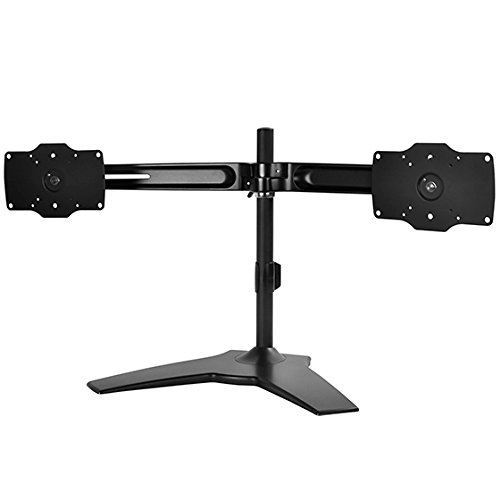 Silverstone ARM23BS-L Soporte Dual Negro Para Monitor