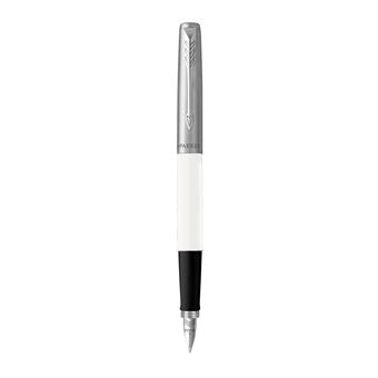PARKER Jotter Originals Stylo plume, blanc, Plume moyenne, sous blister