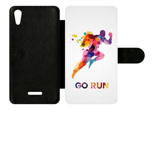 Etui À Rabat Sony Xperia T3 Go Running Motivation