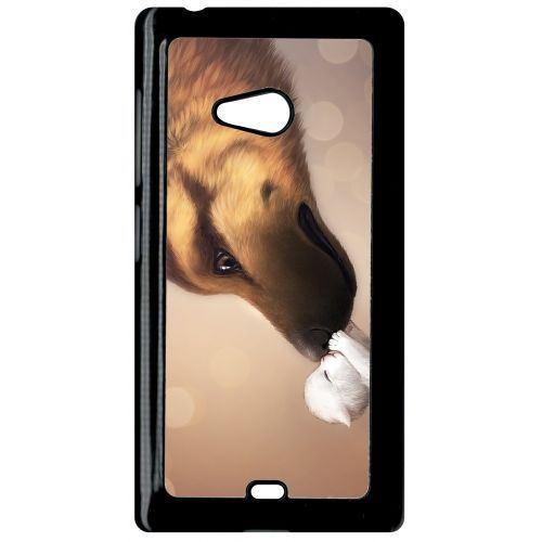 Coque microsoft lumia 540 amour de chaton chien