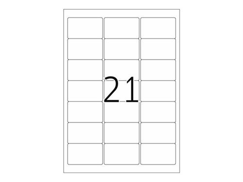Herma Address Labels 63.5x38.1 Mm 100 Sheets Din A4 2100 Units Blanc