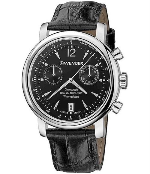Wenger Montre Homme 01.1043.112 ChronographeNoir