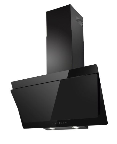SOGELUX Hotte inclinée HCLE90NF 90cm noire en verre