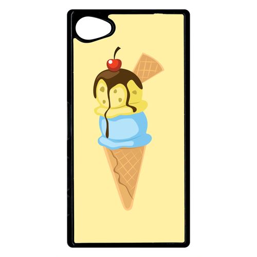 Coque Sony Xperia Z5 Compact Glace Cornet Jaune