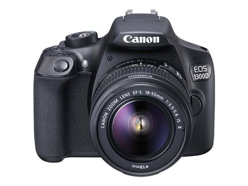 Acheter Canon EOS 1300D - Appareil photo numérique - Reflex - 18.0 MP - APS-C - 1080p / 30 pi/s - 3x zoom optique objectif EF-S 18-55 mm DC III - Wi-Fi, NFC - noir État correct - 319,00 € Canon EOS 1300D - Appareil photo numérique - Reflex - 18.0 MP - APS-C - 1080p / 30 pi/s - 3x zoom optique objectif EF-S 18-55 mm DC III - Wi-Fi, NFC - noir État correct - Canon reconditionné disponible sur Fnac