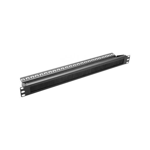 Passe cables avec brosse 1U 19'' avec support