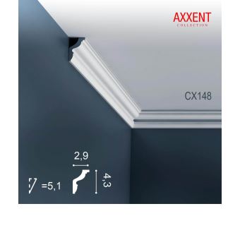 2 M Moulure Cimaise Corniche Orac Decor Pb513 Basixx Element