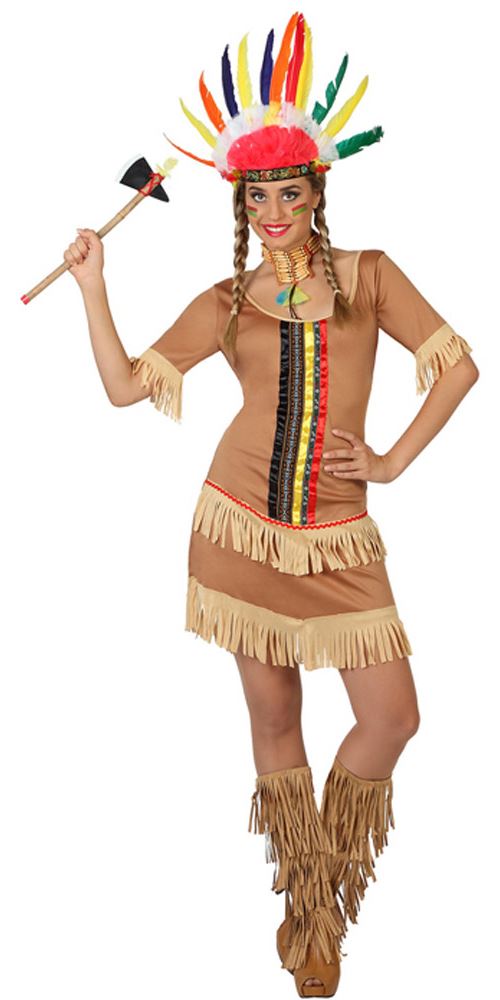 Déguisement Chef Indienne - Femme M/L - Déguisements et fêtes