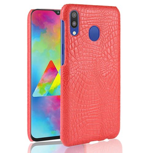 Etui en PU crocodile rouge pour votre Samsung Galaxy A30