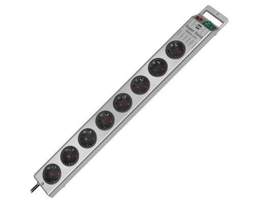 Super-Solid Steckdosenleiste 8-fach