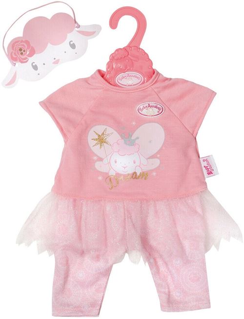 Baby Annabell pyjama Schapenelfjede poupée rose 2 pièces