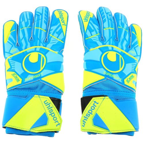 Gants gardien football Uhlsport Supersoft h gardien Bleu taille : 7.5 réf : 49911