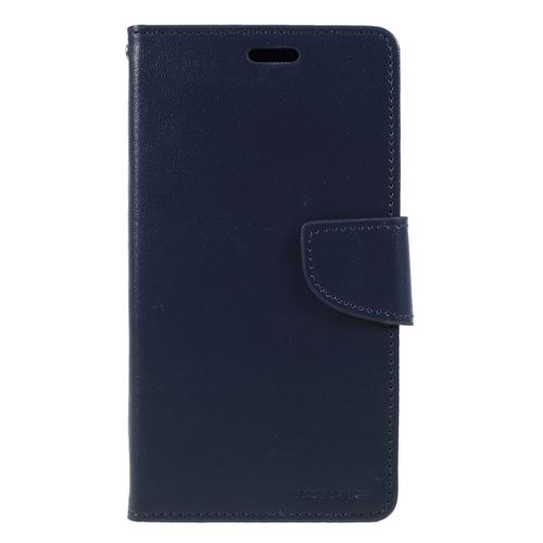 Etui en PU bleu foncé pour votre Apple iPhone XR 6.1 inch