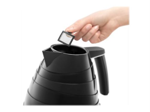 De'Longhi Avvolta KBA 2001.BK - Bouilloire - 1.7 litres - 2000 Watt - noir