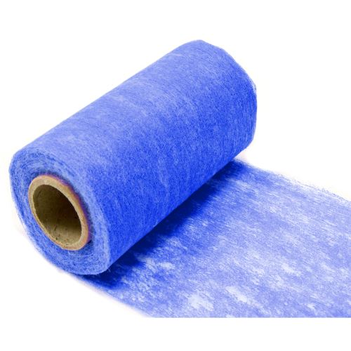 Lot de 10 Rouleaux en tissus non tissé coloris Royal - 10 cm x 10 m