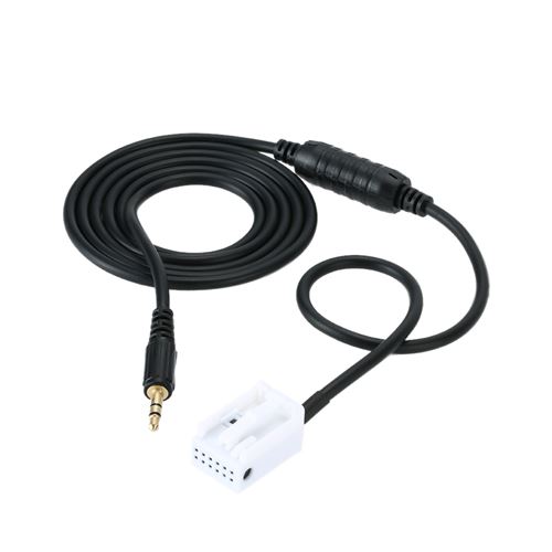 KKMOON Pour BMW Z4 E85 X3 E83 3.5mm Mini Jack Aux In Adaptateur Câble Musique Interface pour iPhone iPod lecteur CD MP3