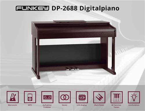 Steinmayer DP-321 WM piano numérique blanc mat