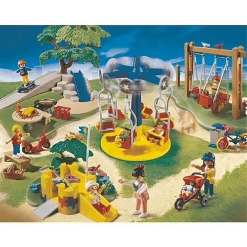 PLAYMOBIL 5568 - City Life - Square pour Enfants avec Jeux