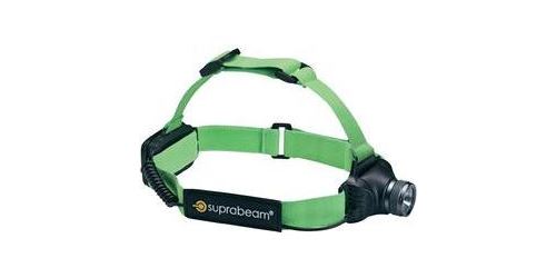 Lampe frontale Ampoule LED Suprabeam Q3 air à pile(s) 140 g 30 h vert-noir