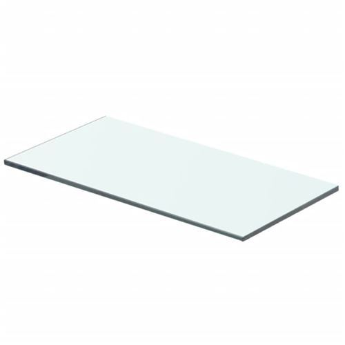 vidaXL Panneau d’étagère Verre transparent 40 x 15 cm
