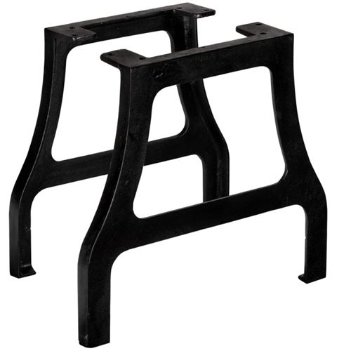 Vidaxl pied de table basse 2 pcs cadre en a fonte 245421