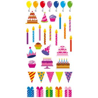 Stickers 3d Anniversaire Achat Prix Fnac