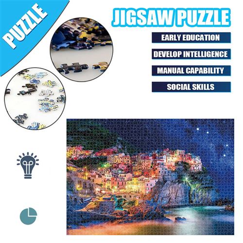 10€13 sur Puzzle 2000 pièces grand pour adultes et enfants 25 - multicolore  - Puzzle - Achat & prix