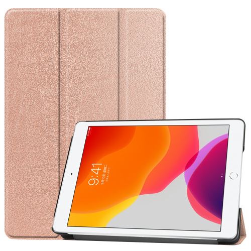 Générique Or Rose Etui En Pu Avec Support Tri-Pliure Pour Apple Ipad 10.2 (2019) - Image 1