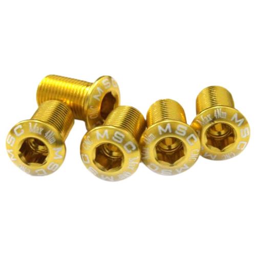 Msc Outils Msc Chainring Bolts Kit Alu7075t6 5 Units M8 x 8 / 8.5 mm