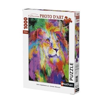 Nathan- Puzzle Lion Majestueux 1000 Pièces