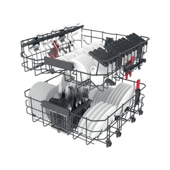 Whirlpool WFC 3C42 PX - Lave-vaisselle - Niche - largeur : 60 cm - profondeur : 60 cm - hauteur : 82 cm - inox