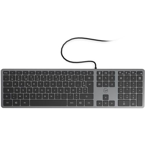 MOBILITY LAB Clavier filaire Slim finition metal - Space Grey
