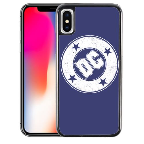 Coque pour iPhone XS dc comics logo vintage