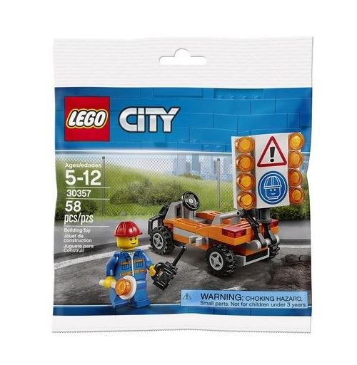Lego city polybag 30357 la voiture des travaux publics / vehicule de chantier