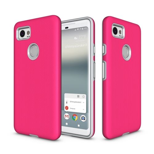 Google Pixel 2 XL Coque Protection Plastique Combinaison Magenta ALS53096