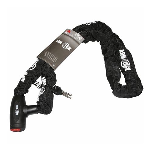 Antivol a chaine armlock a serrure integree 1,50m (maillon Ø 9,5mm)