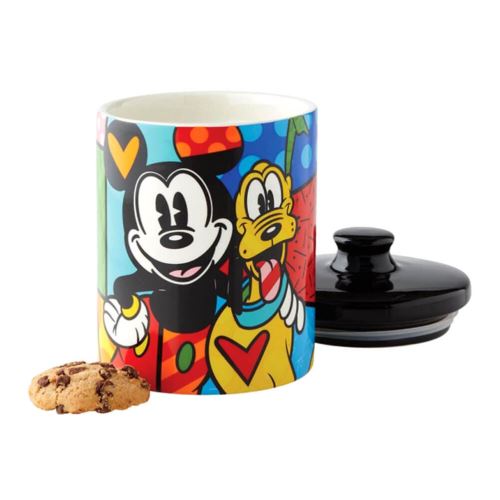 Disney Britto Mickey et Pluto Cookie Jar