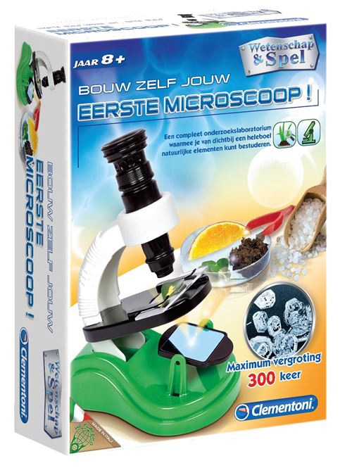 Clementoni construire vous-même votre premier microscope 15 pcs