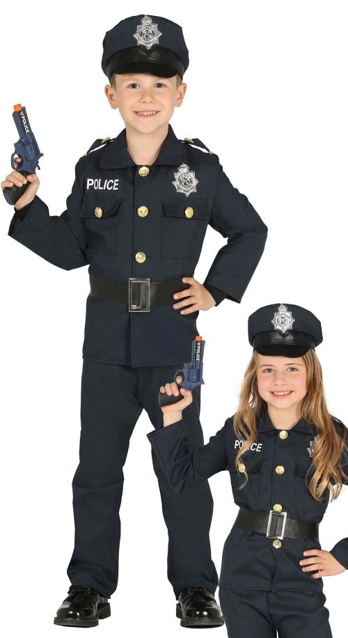 Alpexe Déguisement 5-6 Ans Police