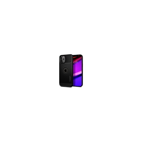 Spigen Rugged Armor étui téléphone mobile Apple iPhone 12/12 Pro (Black) ACS01700