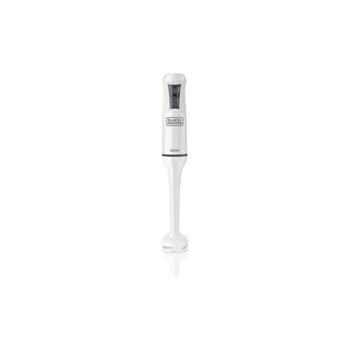 Black + Decker Bxhb500e Mixeur Plongeant - 500 W - Blanc