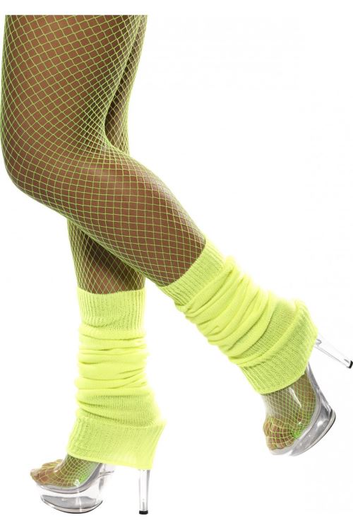 Chaussettes danse 80's fluo jaune